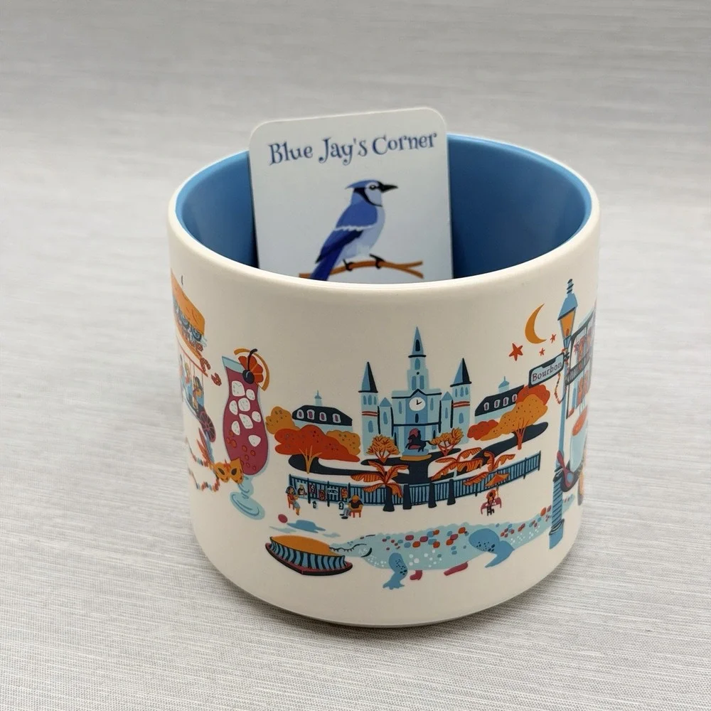 Starbucks New Orleans Mug Discovery Series 2024 Stackable Coffee Cup 14oz